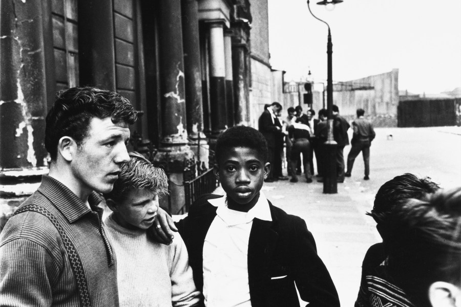 Men and boys in Southam Street, London (1959), Roger Mayne. Courtesy of the Mary Evans Picture Library; © Roger Mayne/Mary Evans Picture Library