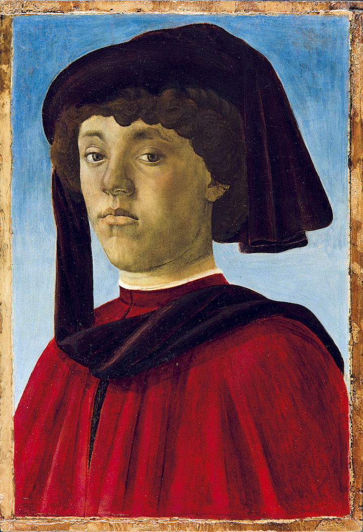 Portrait of a Youth (1470s), Sandro Botticelli. Palazzo Pitti; courtesy Museum of Fine Arts, Boston