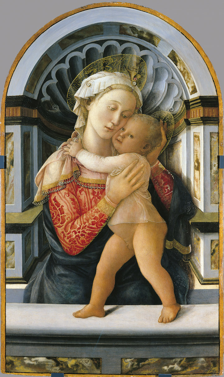 Madonna and Child (about 1466–69), Fra Filippo di Tomaso Lippi. Palazzo Medici Riccardi; courtesy Museum of Fine Arts, Boston