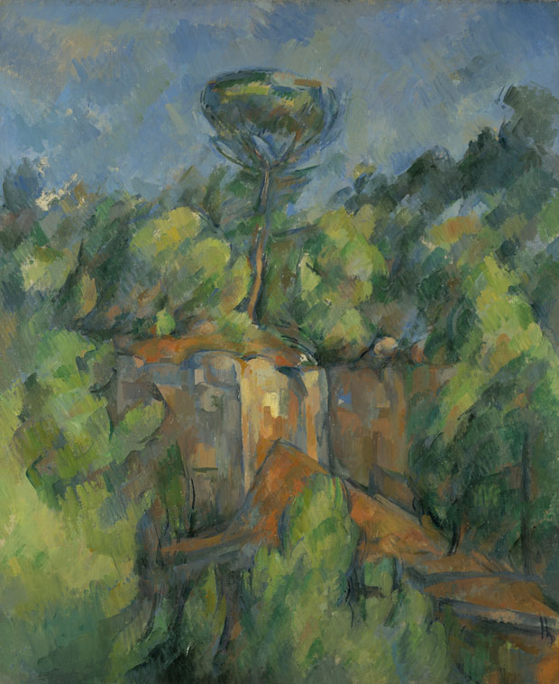 Quarry at Bibémus (1898–1900), Paul Cézanne. Gift of Henry W. and Marion H. Bloch, 2015