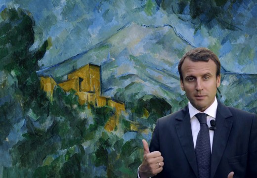 Macron à Mont-Sainte Victoire