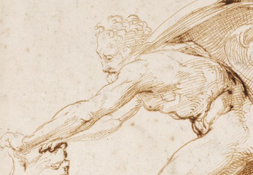 Hercules overpowering the Nemean lion (detail; c. 1507–08), Raphael