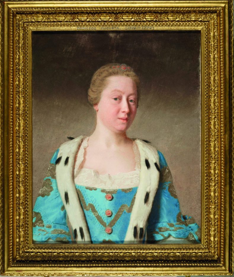 Augusta, Princess of Wales, 1754, Jean-Étienne Liotard.