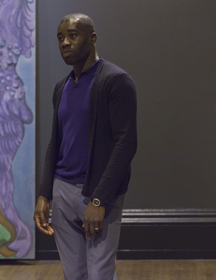Chris Ofili at the National Gallery, London, 2012. © The National Gallery, London 