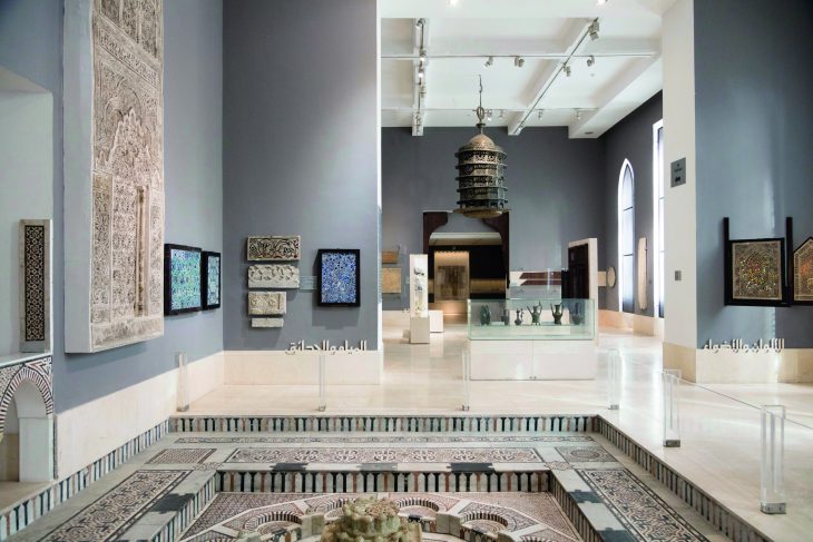 The displays in the Museum of Islamic Art were redesigned by Adrien Gardère in 2010, Photo: B.O'Kane/Alamy Stock Photo