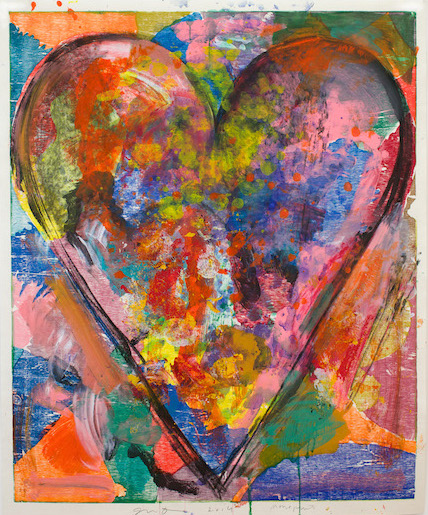 July, Summer 2014 XI (2014), Jim Dine. Courtesy the artist and Alan Cristea Gallery, London