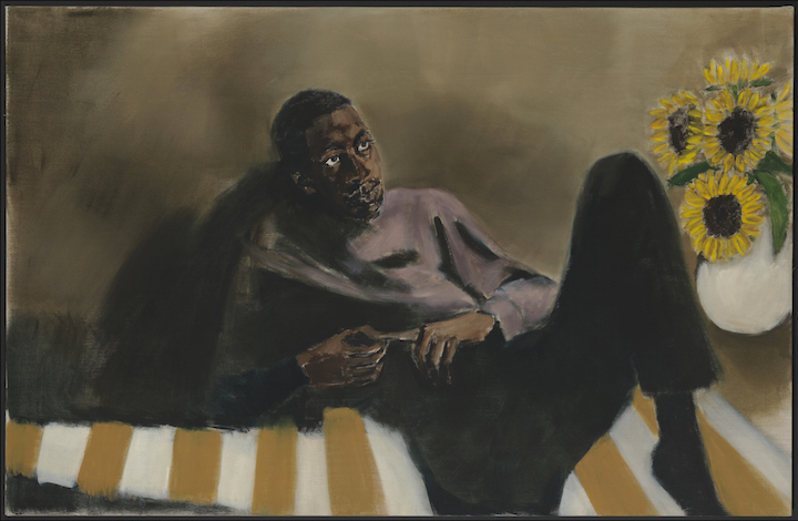 Butter In The Eaves (2016), Lynette Yiadom-Boakye. Courtesy the artist; Corvi-Mora, London; and Jack Shainman Gallery, New York