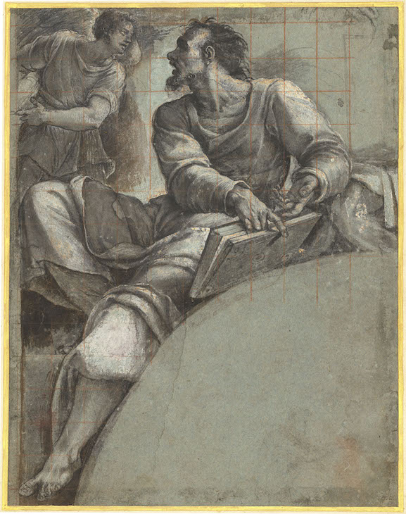 Study for the prophet Ezekiel, c. 1517, Sebastiano del Piombo. National Gallery of Art, Washington, D.C.