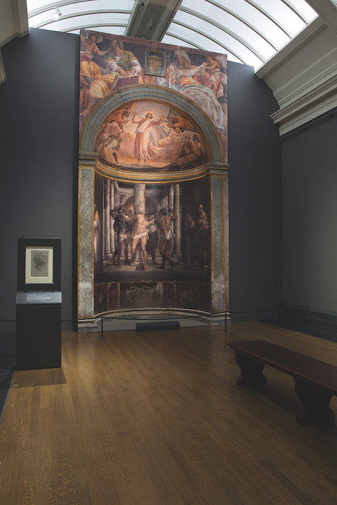 Borgherini Chapel reconstruction by Factum Arte, installation view, National Gallery, London