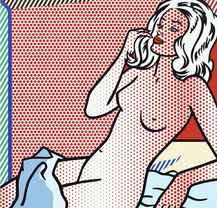 Nude Sunbathing (1995), Roy Lichtenstein