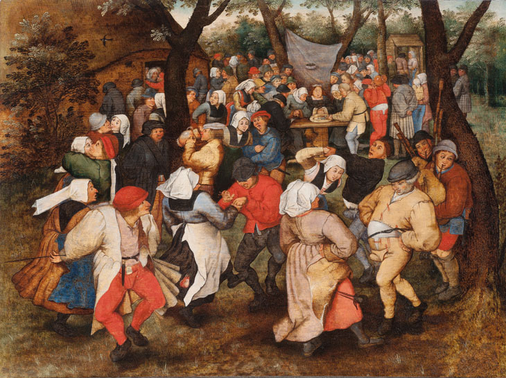 Wedding Dance in the Open Air (1607–14), Pieter Brueghel the Younger. Holburne Museum, Bath. Photo: Dominic Brown