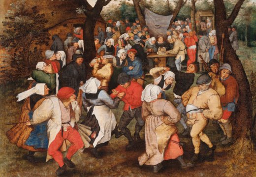 Wedding Dance in the Open Air (1607–14), Pieter Brueghel the Younger. Holburne Museum, Bath. Photo: Dominic Brown