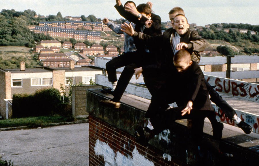 Jumping boys, High Wycombe (1980), Gavin Watson. Image courtesy Youth Club Archive