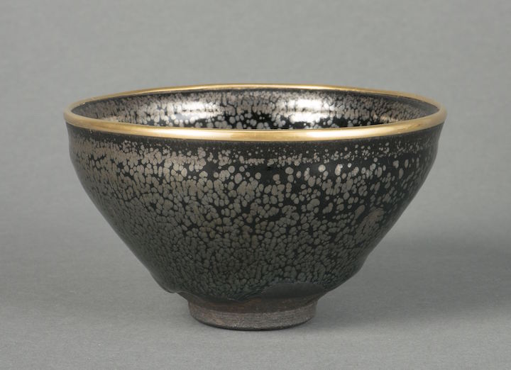 Tea bowl yuteki tenmoku type, China, Jian ware, 12th–13th century. The Museum of Oriental Ceramics, Osaka
