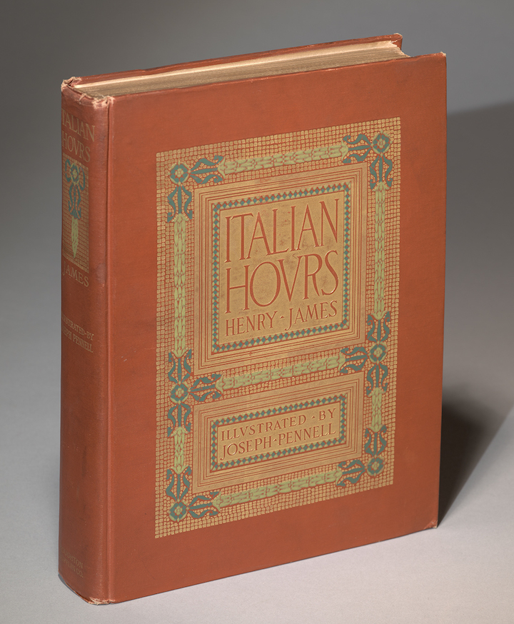 Italian Hours by Henry James published in 1909. Photo: Graham S. Haber, Courtesy of the Morgan Library & Museum