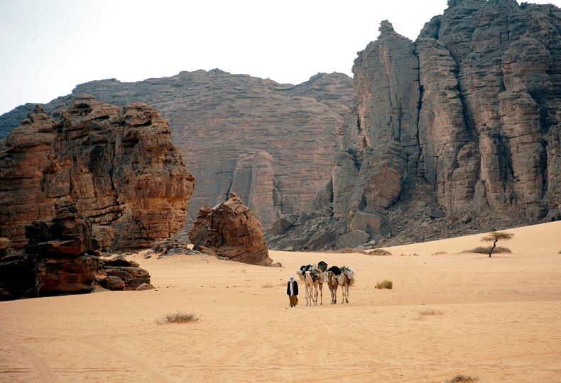 Tassili n'Ajjer in south-east Algeria. Photo: Wikimedia Commons