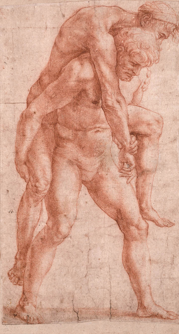 Putto holding the Medici Ring (c. 1513–14), Raphael. © Teylers Museum, Haarlem