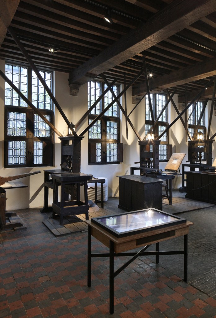 Printing factory at the Plantin-Moretus Museum, photo: Filip Dujardin