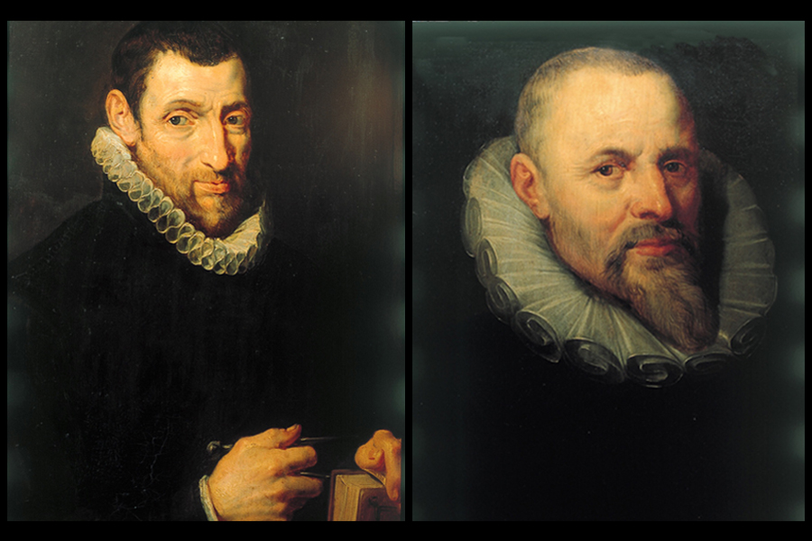 Portraits of Christophe Plantin (1616) and Jan I Moretus (1613/16) by Peter Paul Rubens, Plantin-Moretus Museum, Antwerp