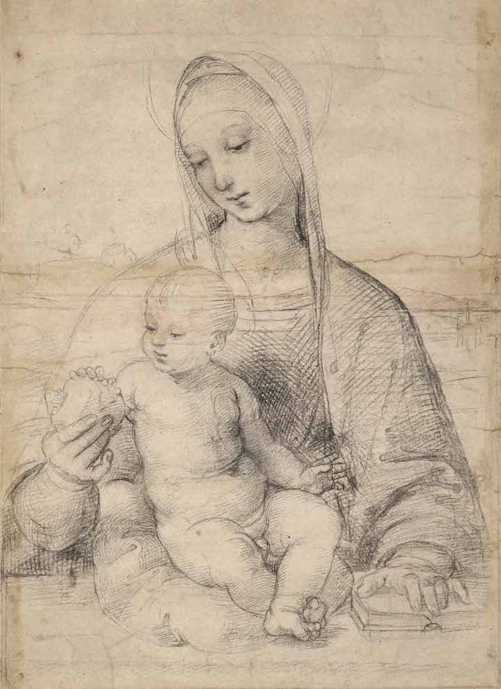 The Virgin with the Pomegranate (c. 1504), Raphael. © Albertina Museum, Vienna