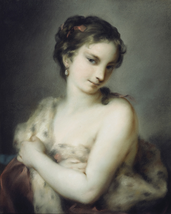 Winter (c. 1726), Rosalba Carriera. Royal Collection Trust/(c)Her Majesty Queen Elizabeth II 2016