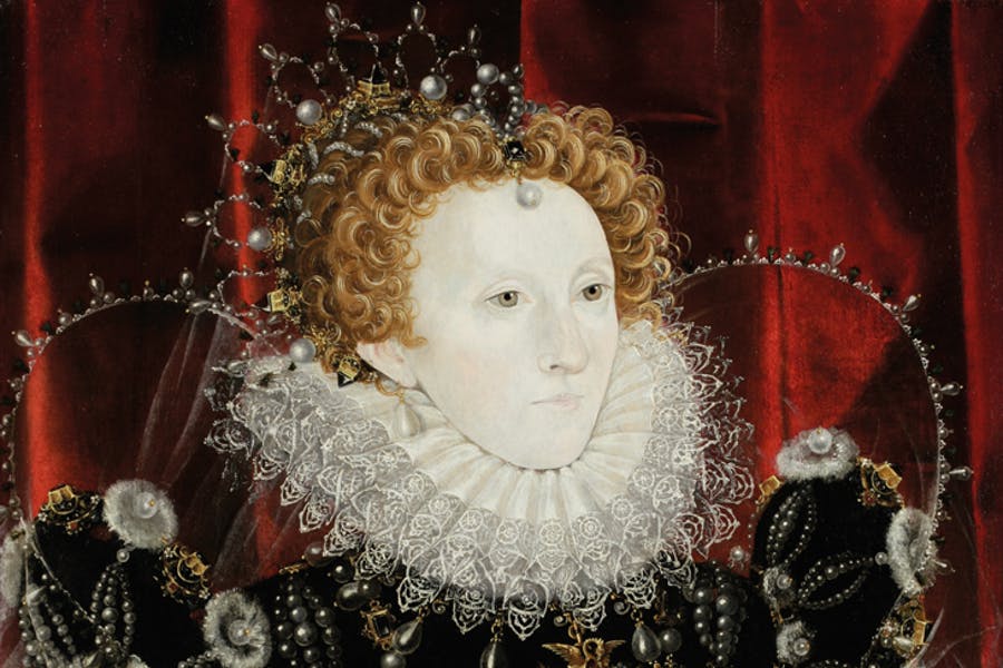 Queen Elizabeth I (1533–1603) (1576–78), attributed to Nicholas Hilliard.
