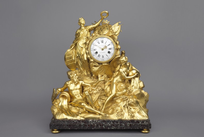 The Avignon Clock (1771), designed by Louis-Simon Boizot; case made by Pierre Gouthière. The Wallace Collection, London