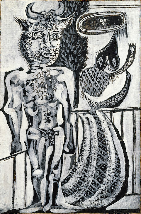 Minotaure et femme (1937), Pablo Picasso. Photo: courtesy the collector; Courtesy Gagosian; © 2017 Estate of Pablo Picasso / Artists Rights Society (ARS), New York