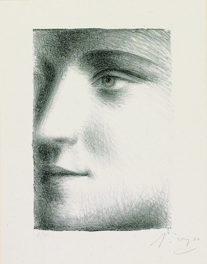 Visage (Face of Marie-Thérèse) (1928), Pablo Picasso. © 2017 Estate of Pablo Picasso / Artists Rights Society (ARS), New York