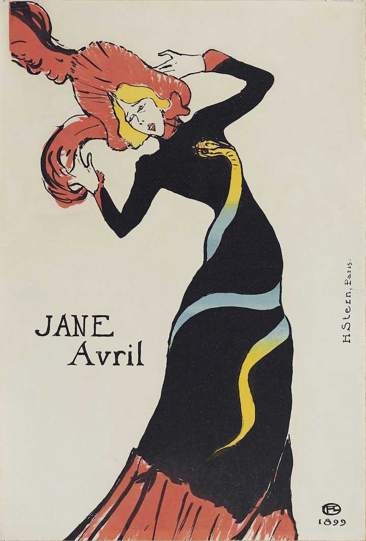 Jane Avril (1899), Henri de Toulouse–Lautrec. Private collection