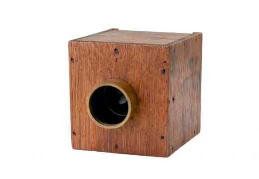 William Henry Fox Talbot's mousetrap camera (c. 1835).