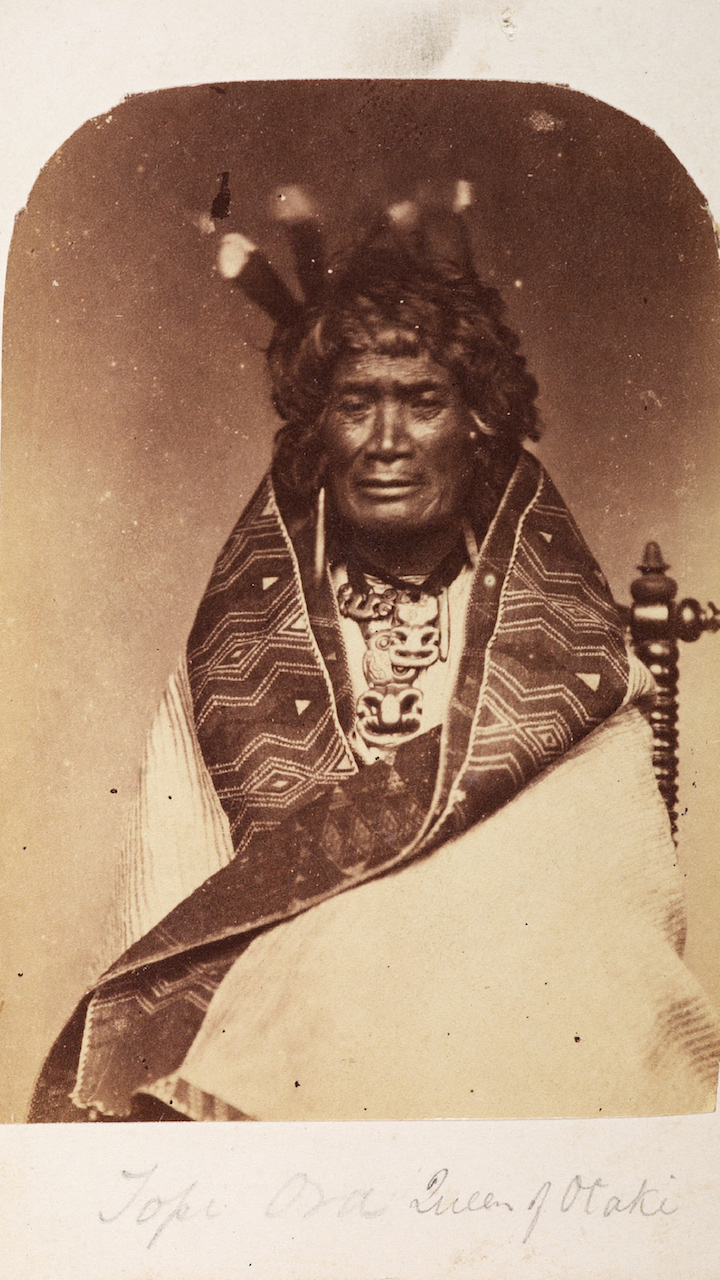 Te Rangi Topeora (around 1860s). Photo: E.S. Richards © Kura Pounamu marketing images Te Papa