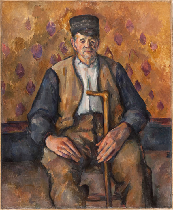 Paysan assis (1900–04), Paul Cézanne. © Musée d’Orsay, Dist. RMN-Grand Palais / Patrice Schmidt