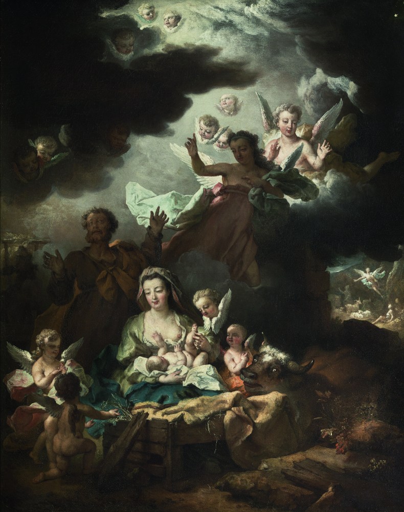 The Nativity, (c. 1730), Nicolas Largillière. Church of Saint-Sulpice, Paris