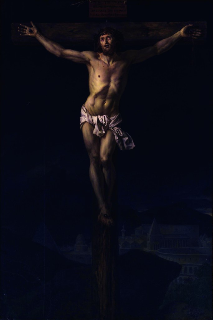 Christ on the Cross, (1782), Jacques-Louis David.
