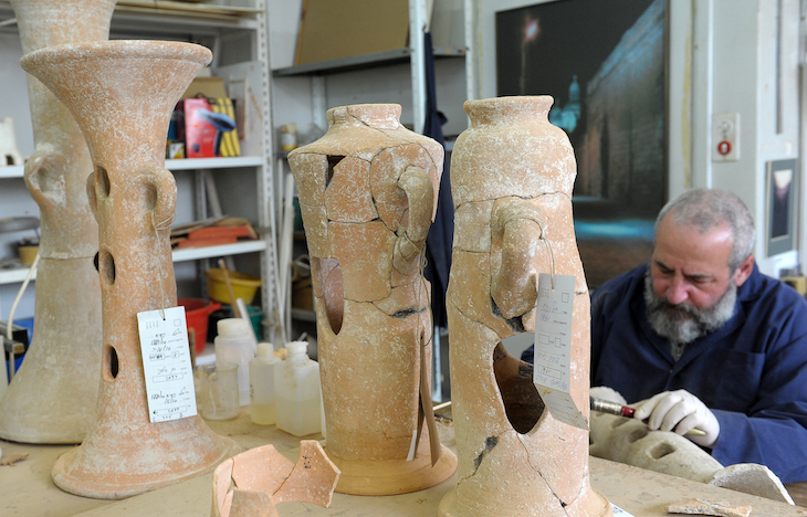 At the National Campus for Archaeology visitors will get a behind-the-scenes view of how experts conserve antiquities. Photo: Shai Halevi, courtesy of the Israel Antiquities Authority