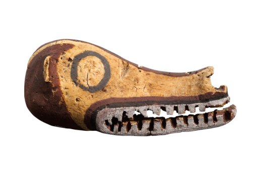 Dog Head (ganabi), 19th century, Gogodala people, Papuan Gulf. Voyageurs & Curieux, price on request