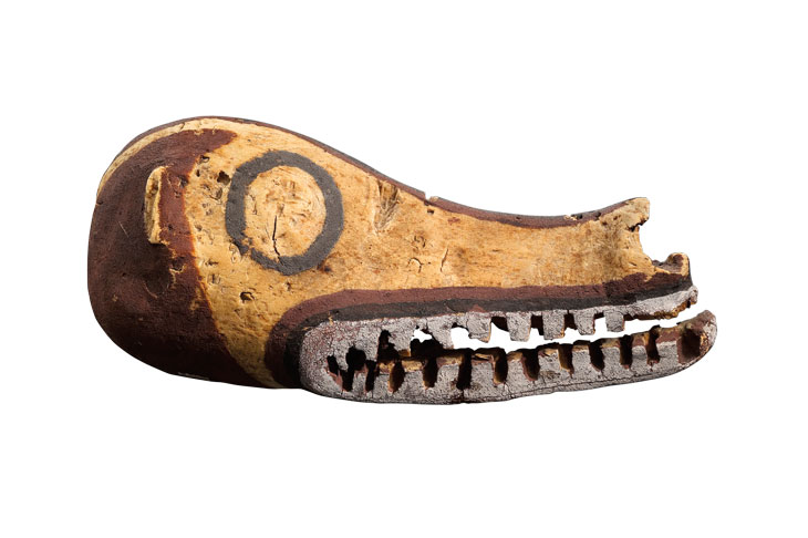 Dog Head (ganabi), 19th century, Gogodala people, Papuan Gulf. Voyageurs & Curieux, price on request