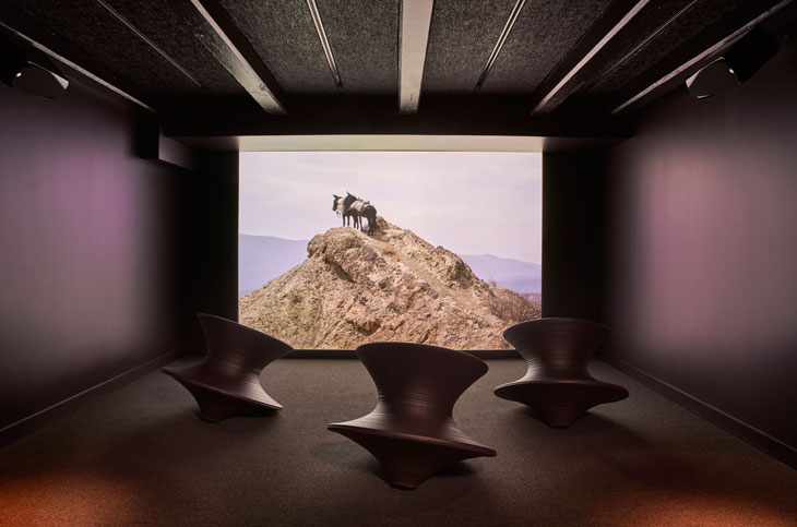 The Video Gallery at 21c Nashville. Photo: Mike Schwartz. Courtesy 21c Museum Hotels