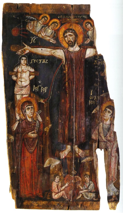 Crucifixion with the Dead Christ, 9th/10th century, Holy Monastery of Saint Catherine, Sinai, Egypt
