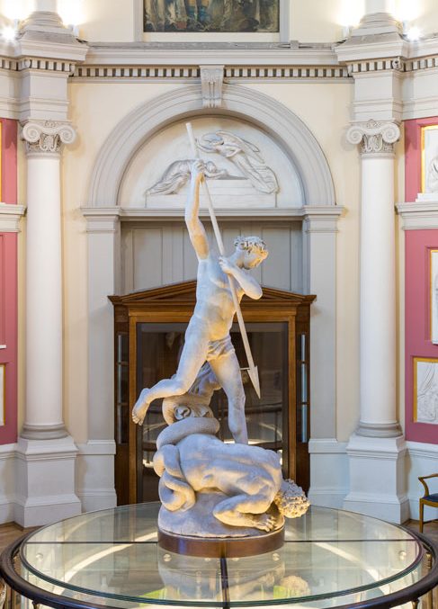 Art UK's project to digitise the nation's sculpture was annouced at UCL's Flaxman Gallery, which showcases sculptural models by the neoclassical British artist John Flaxman. Photo: UCL Art Museum © Mary Hinkley