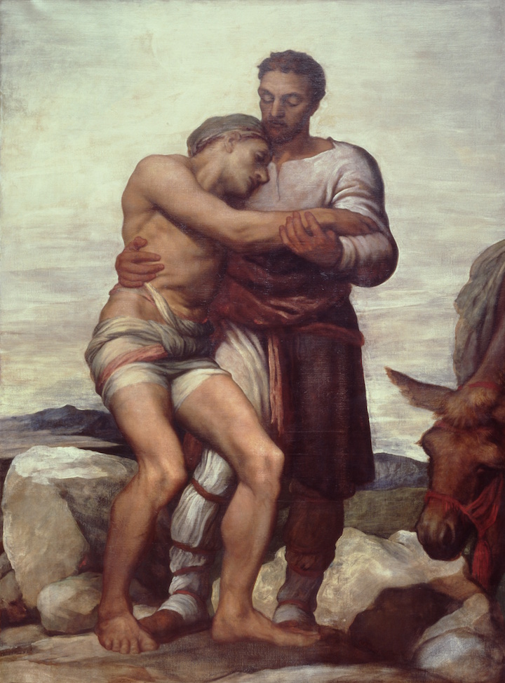 The Good Samaritan (1850) G. F. Watts. © Manchester City Galleries