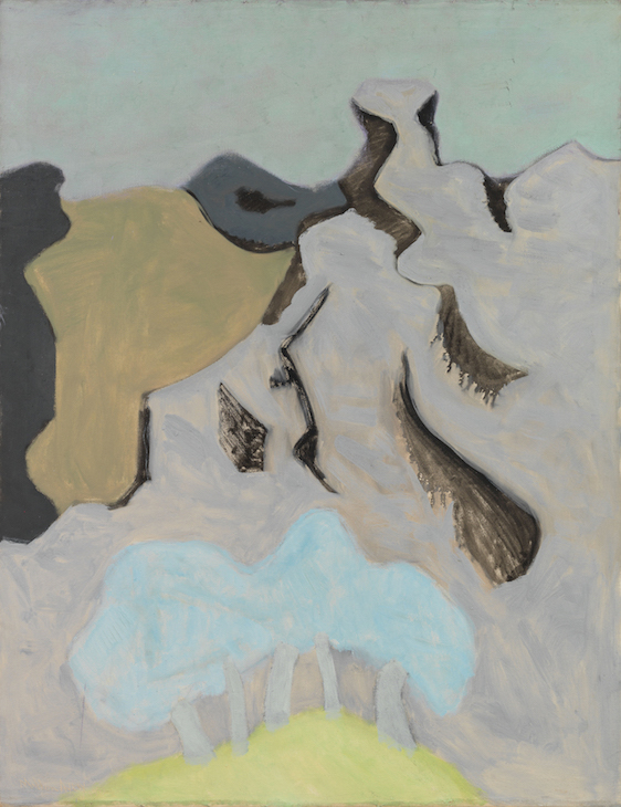 French Landscape (1953), Milton Avery. Courtesy The Milton and Sally Avery Arts Foundation and Victoria Miro, London. © The Milton and Sally Avery Arts Foundation