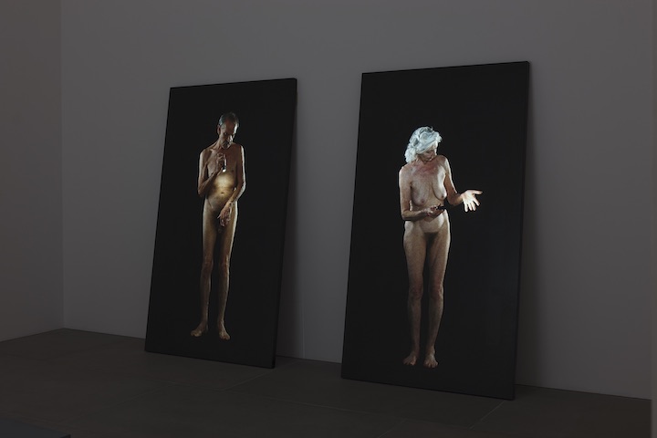 Man Searching for Immortality/Woman Searching for Eternity (video installation; 2013), Bill Viola. © Bill Viola, Photo: Kira Perov