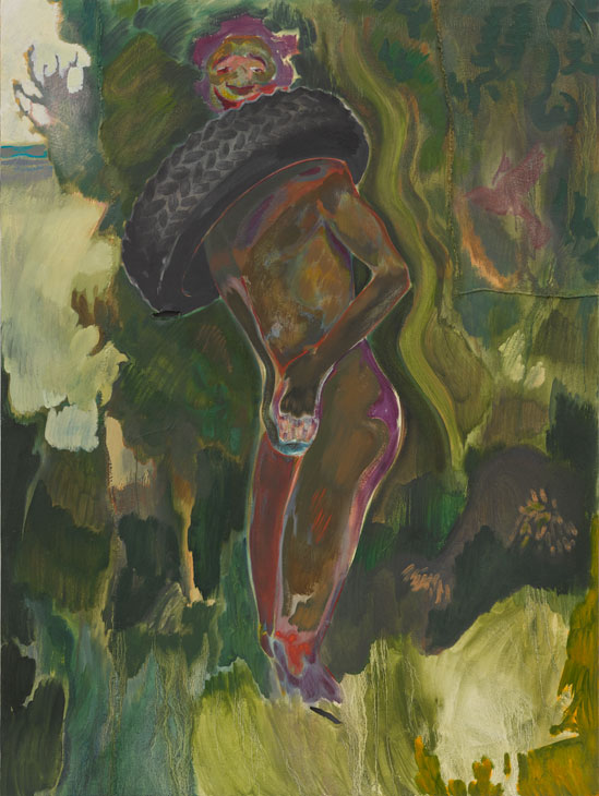 Necklacing (2016), Michael Armitage. © Michael Armitage. Photo © White Cube (Ben Westoby)