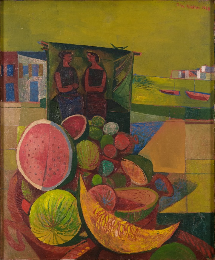 Melon Sellers, Corsica (1948), John Minton. © Royal College of Art
