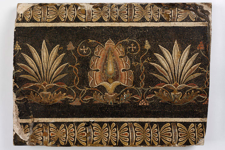 Mosaic fragment of the 'Doves of Pliny'. Photo © Victoria and Albert Museum