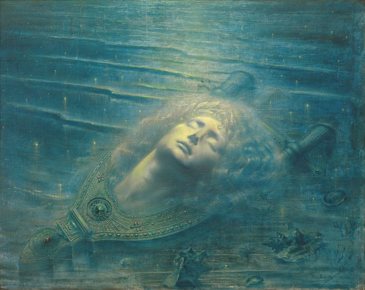 The Death of Orpheus (1893), Jean Delville. Royal Museums of Fine Arts, Belgium. Photo: Royal Museums of Fine Arts, Belgium/J. Geleyns-Ro scan; © 2017 Artists Rights Society (ARS), New York/SABAM, Brussels