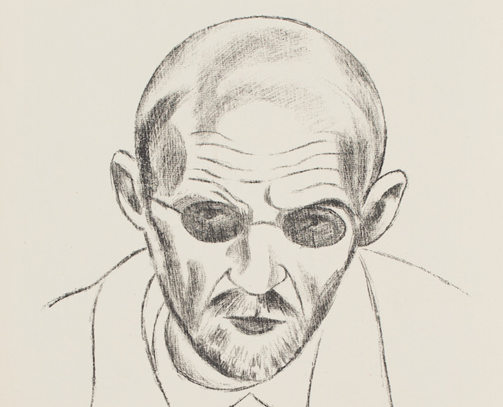 Portrait of Otto Nagel (detail; 1924), Käthe Kollwitz. Photo: Michael Setzpfandt, Courtesy Stiftung Stadtmuseum Berlin