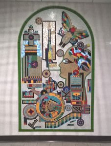 One of Paolozzi's mosaics at Tottenham Court Road. Photo: courtesy the author